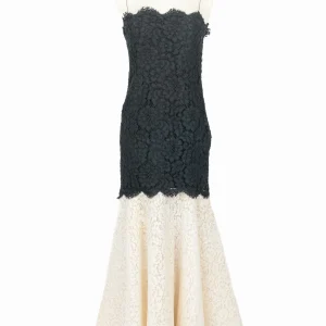 Robe en guipue Yves Saint Laurent Haute Couture