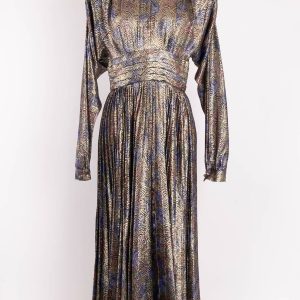 Robe en lamé Nina Ricci