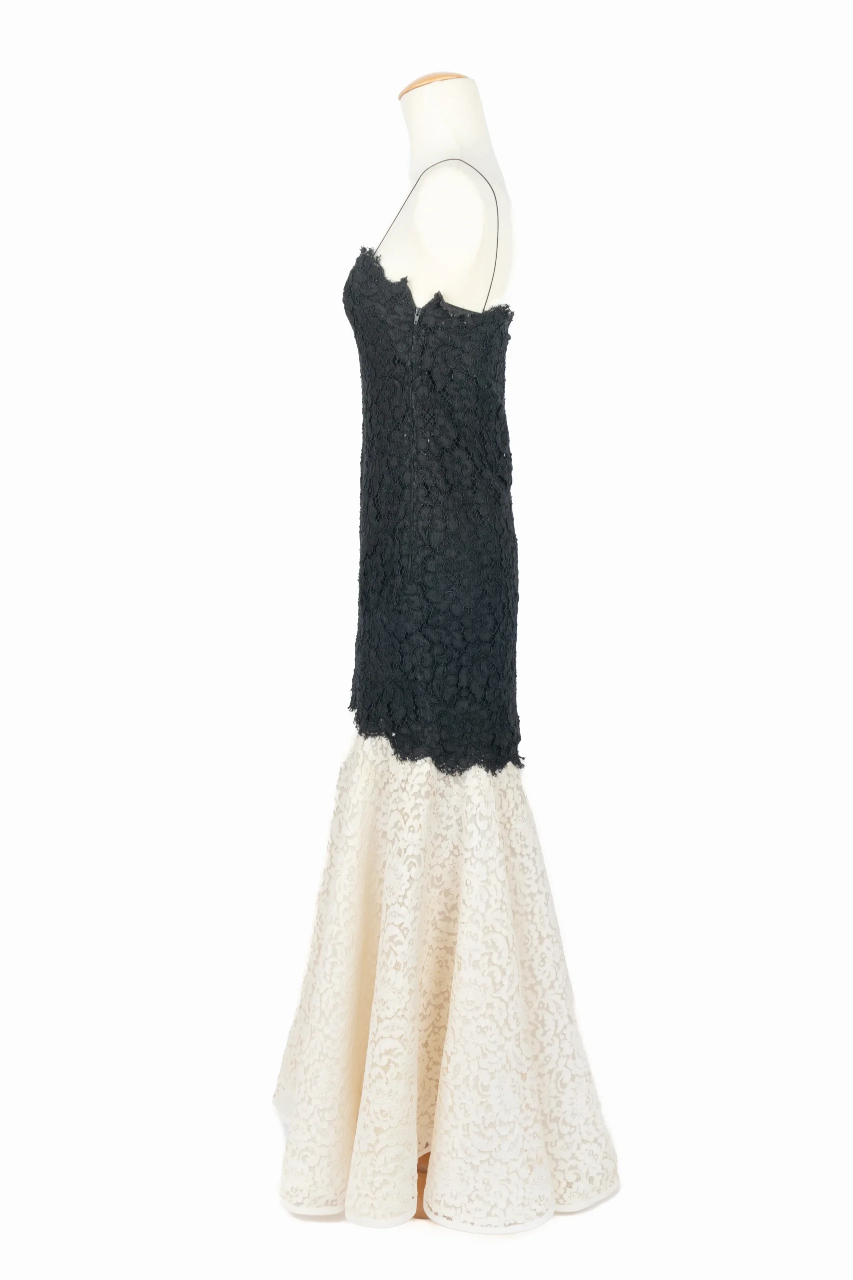 Robe en guipue Yves Saint Laurent Haute Couture – Image 3