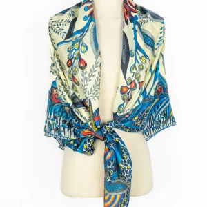 Foulard "Fleurs d'Afrique du Sud" Hermès