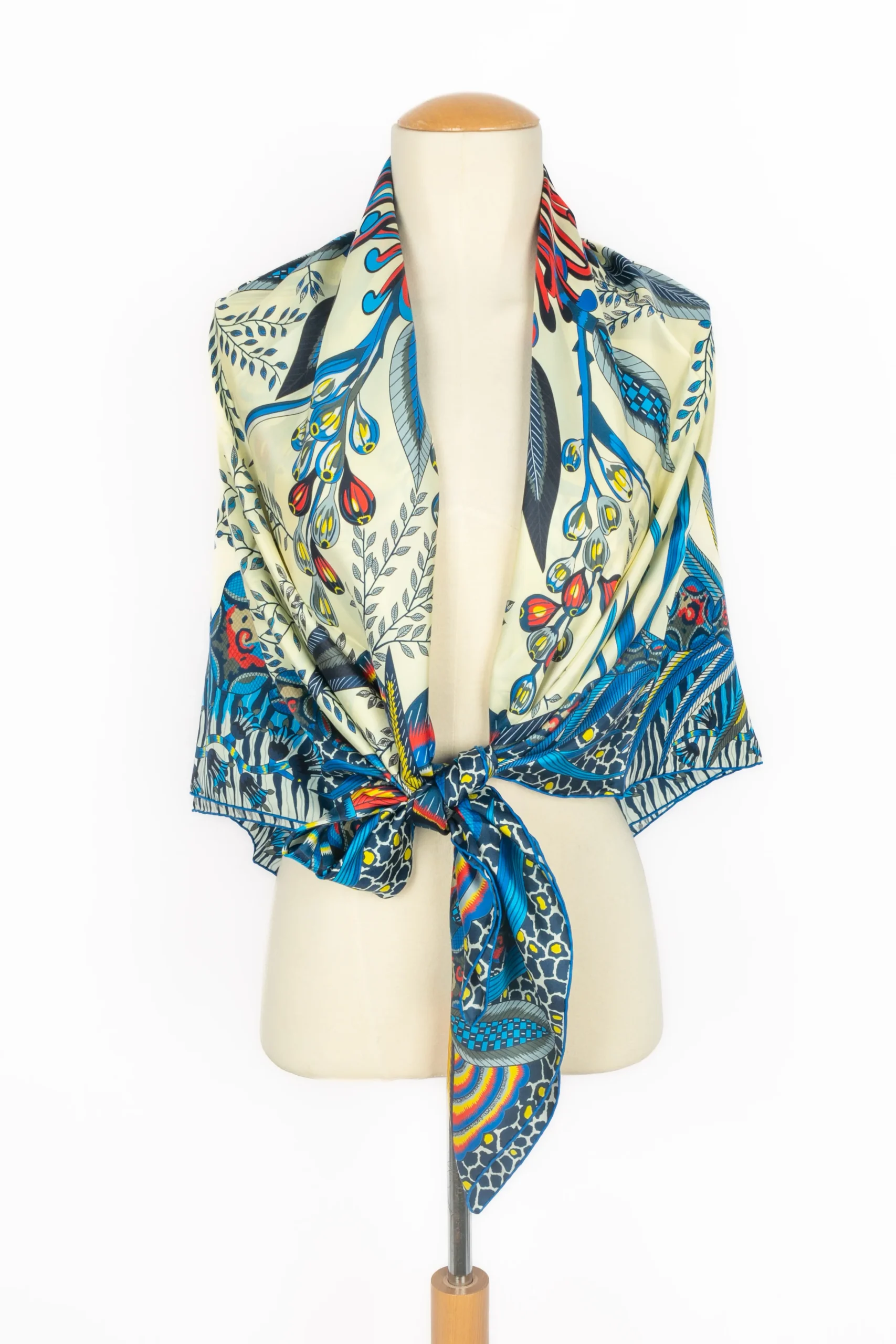 Foulard "Fleurs d'Afrique du Sud" Hermès
