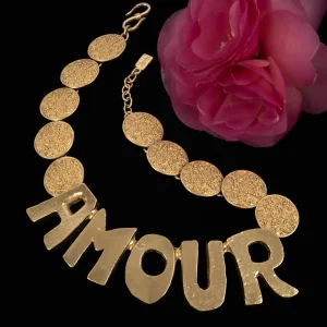 Collier "Amour" Yves Saint Laurent 1988