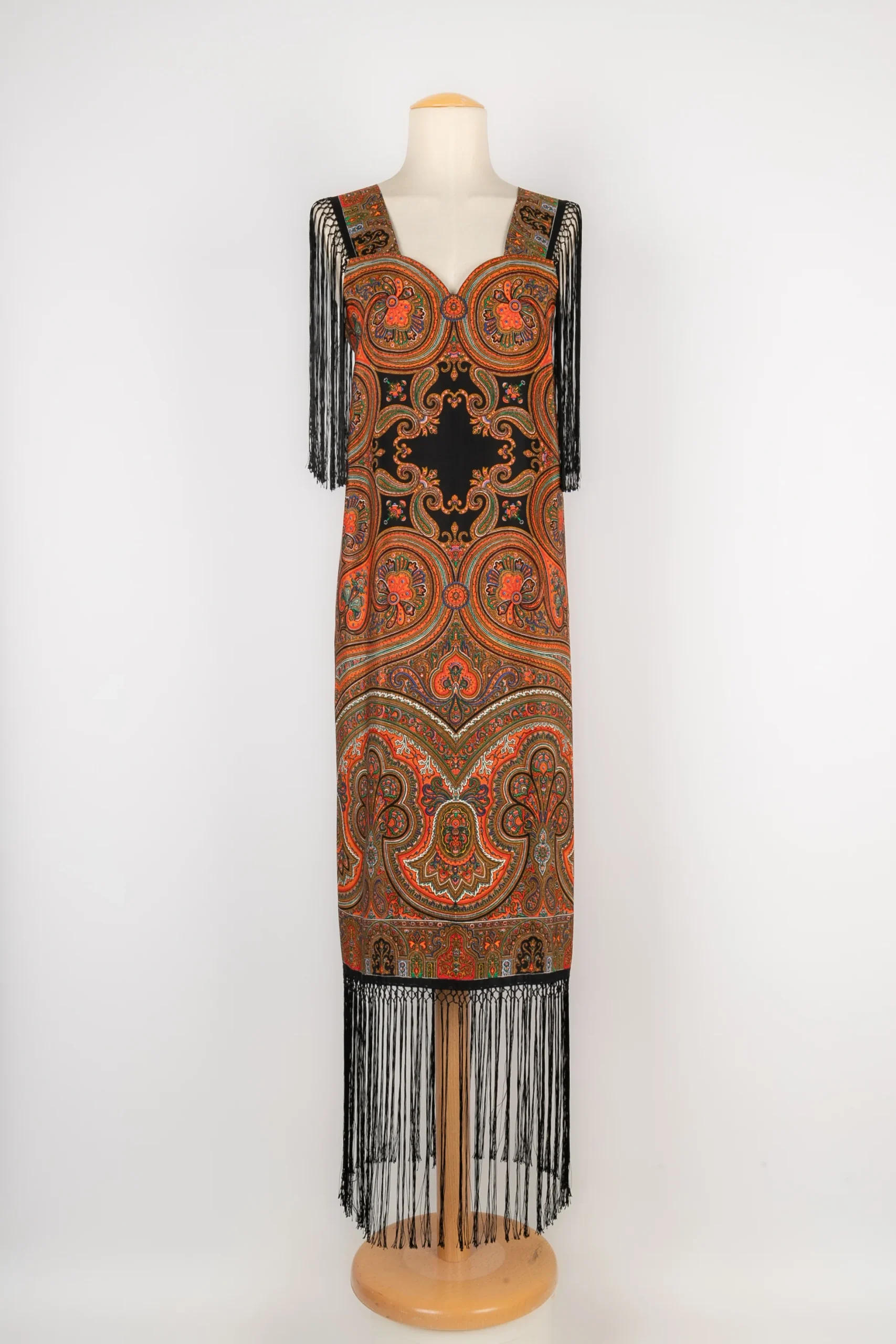 Robe en soie 1930's – Image 3