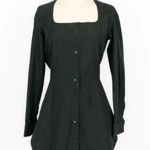 Chemise noire Alaïa
