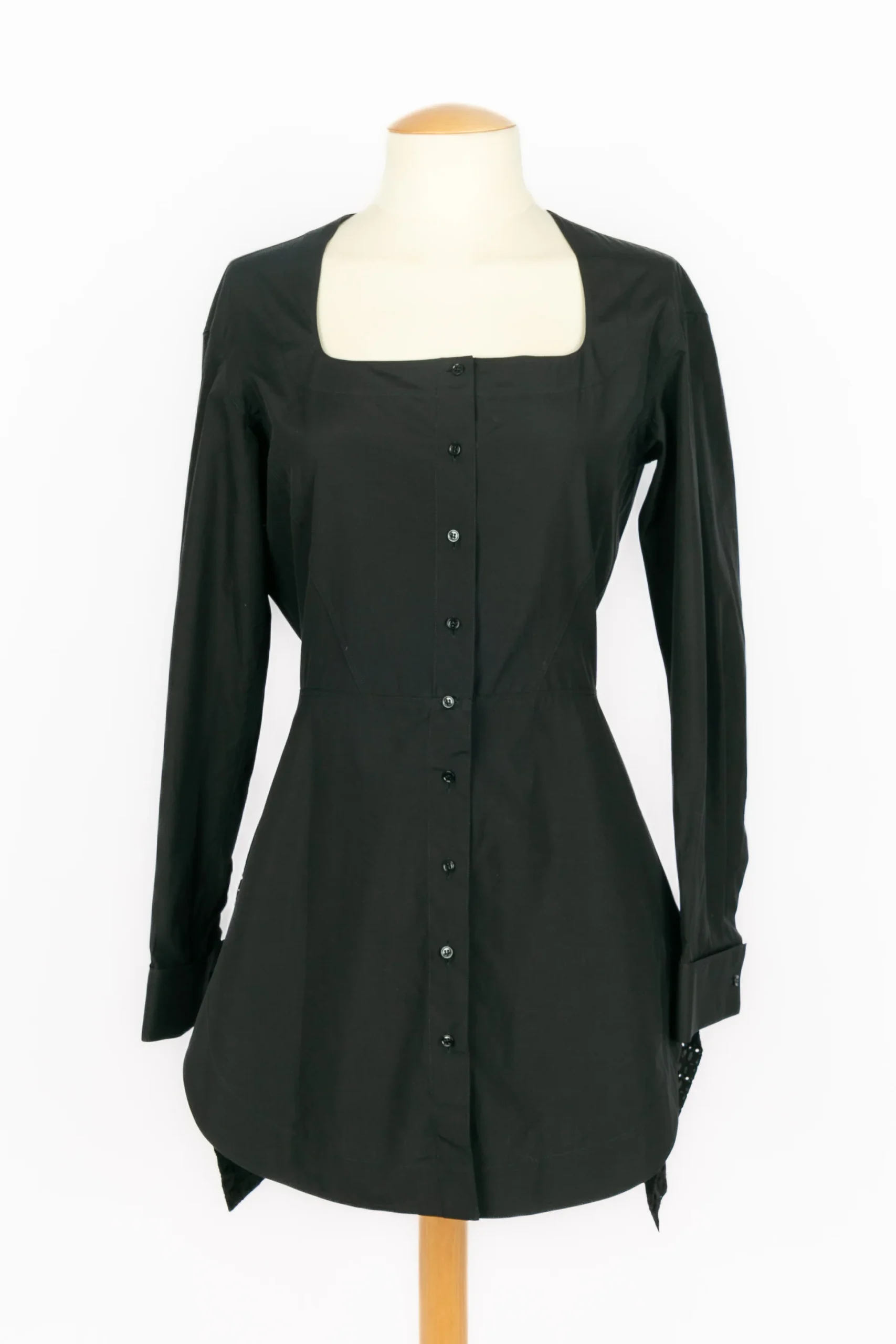 Chemise noire Alaïa