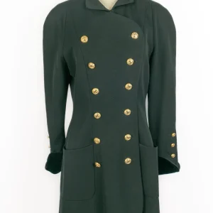 Veste noire Chanel 1990's