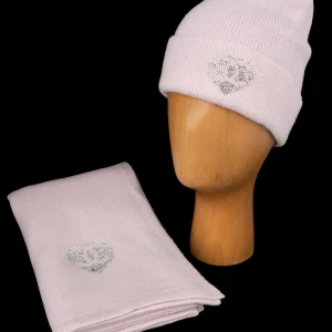 Ensemble d'hiver en cachemire rose Chanel 2025