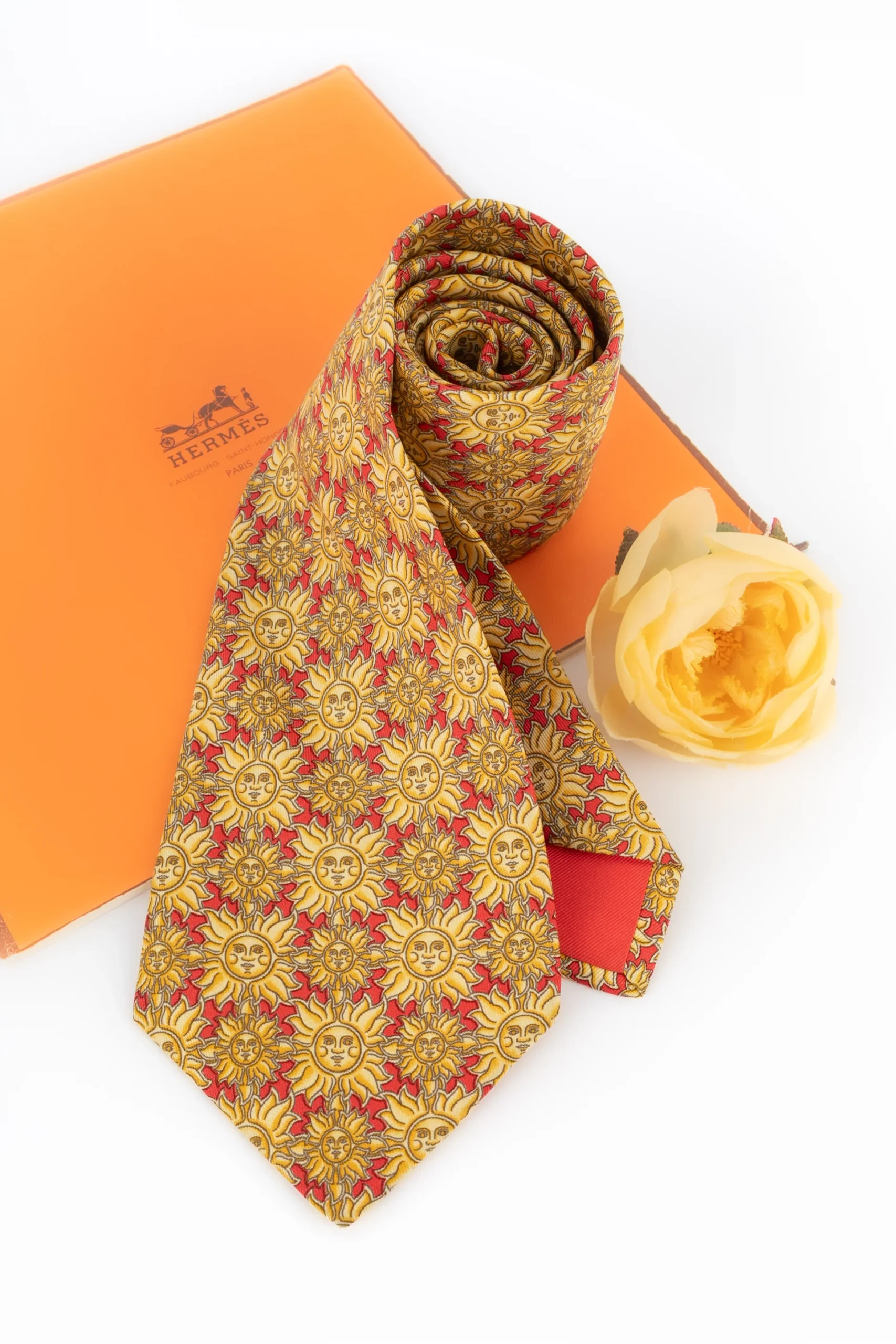 Cravate en soie Hermès