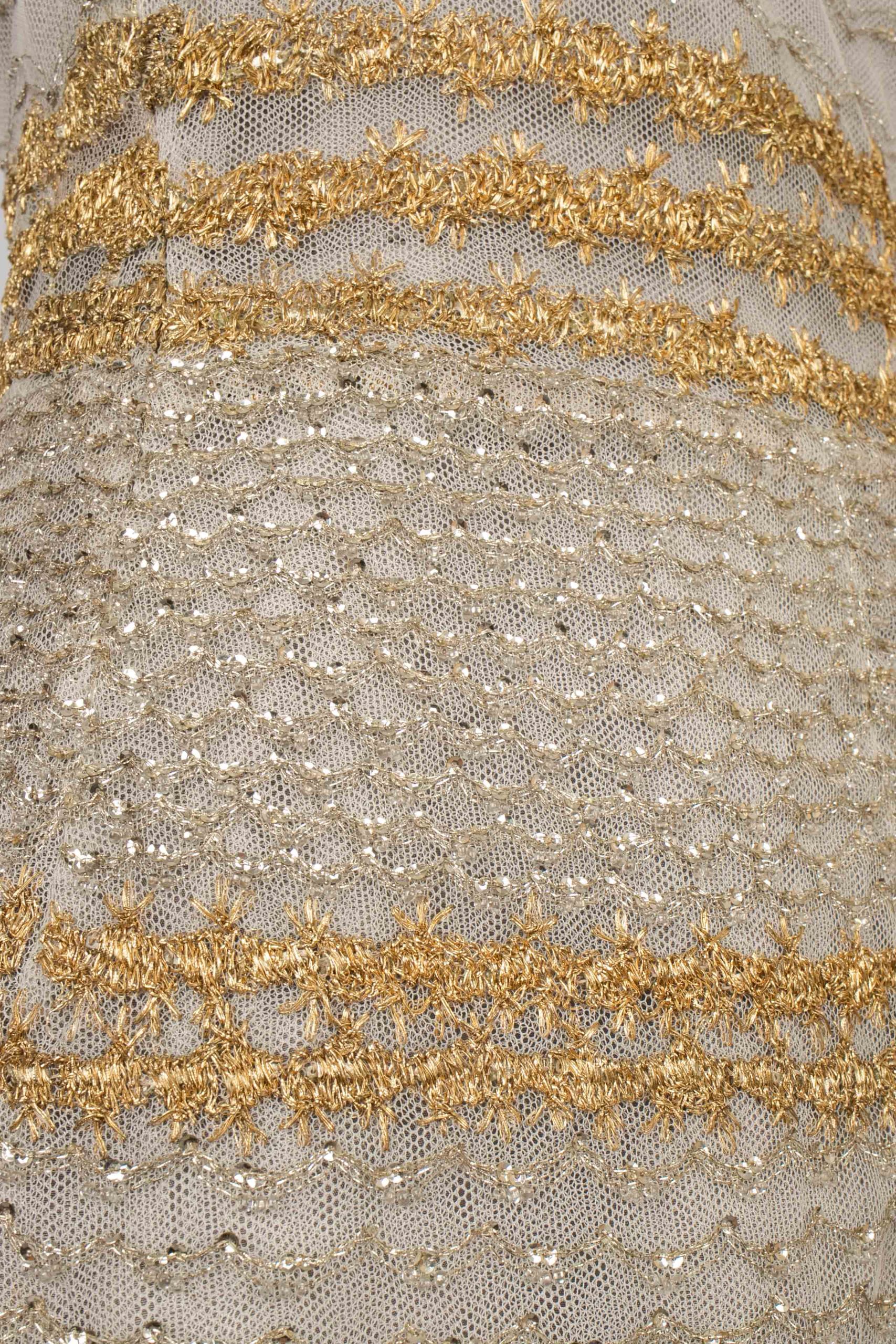 Robe vintage Dragoni Venezia Haute Couture 1950's – Image 8