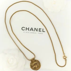 Collier "poissons" Chanel (attribué à)