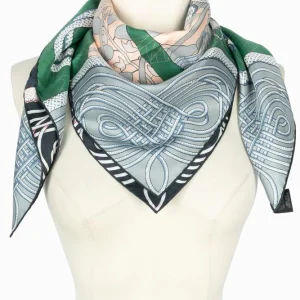 Foulard / Carré "Brandebourgs Fleuris" double face Hermès