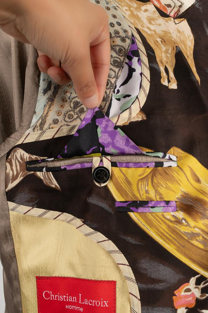 Veste homme en soie Christian Lacroix – Image 9