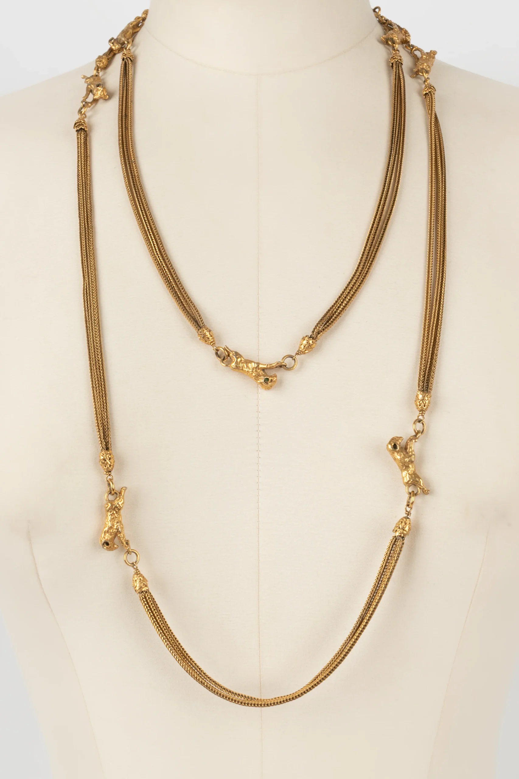 Collier "têtes de bélier" Chanel – Image 4