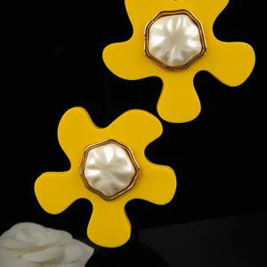 Boucles d'oreilles "Fleur" Chanel Eté 1991