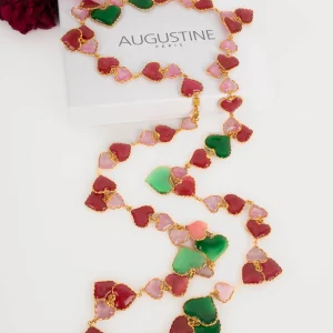 Sautoir "coeurs" Augustine