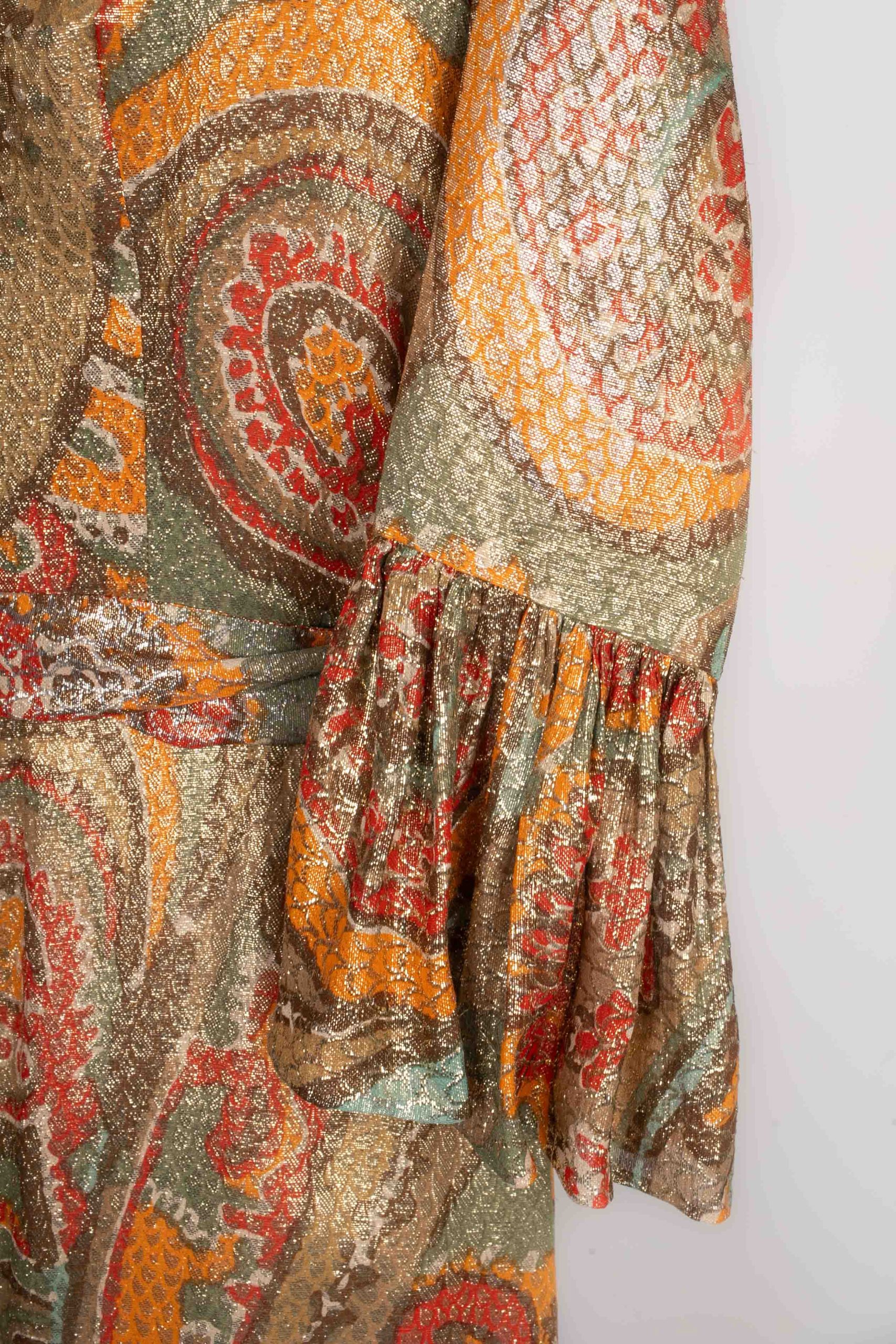 Robe en lamé 1960's – Image 8