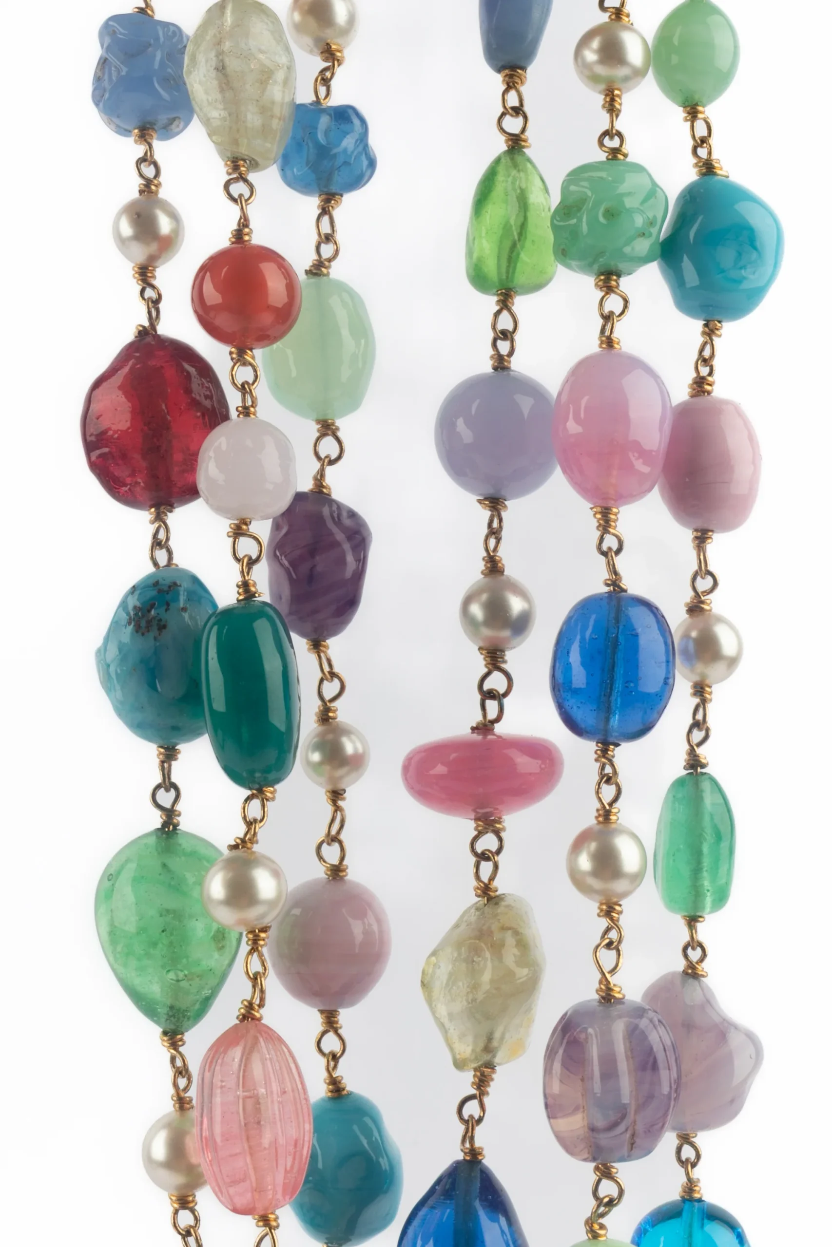 Collier coloré Chanel 1980's – Image 7