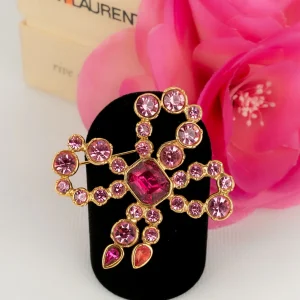 Broche noeud Yves Saint Laurent
