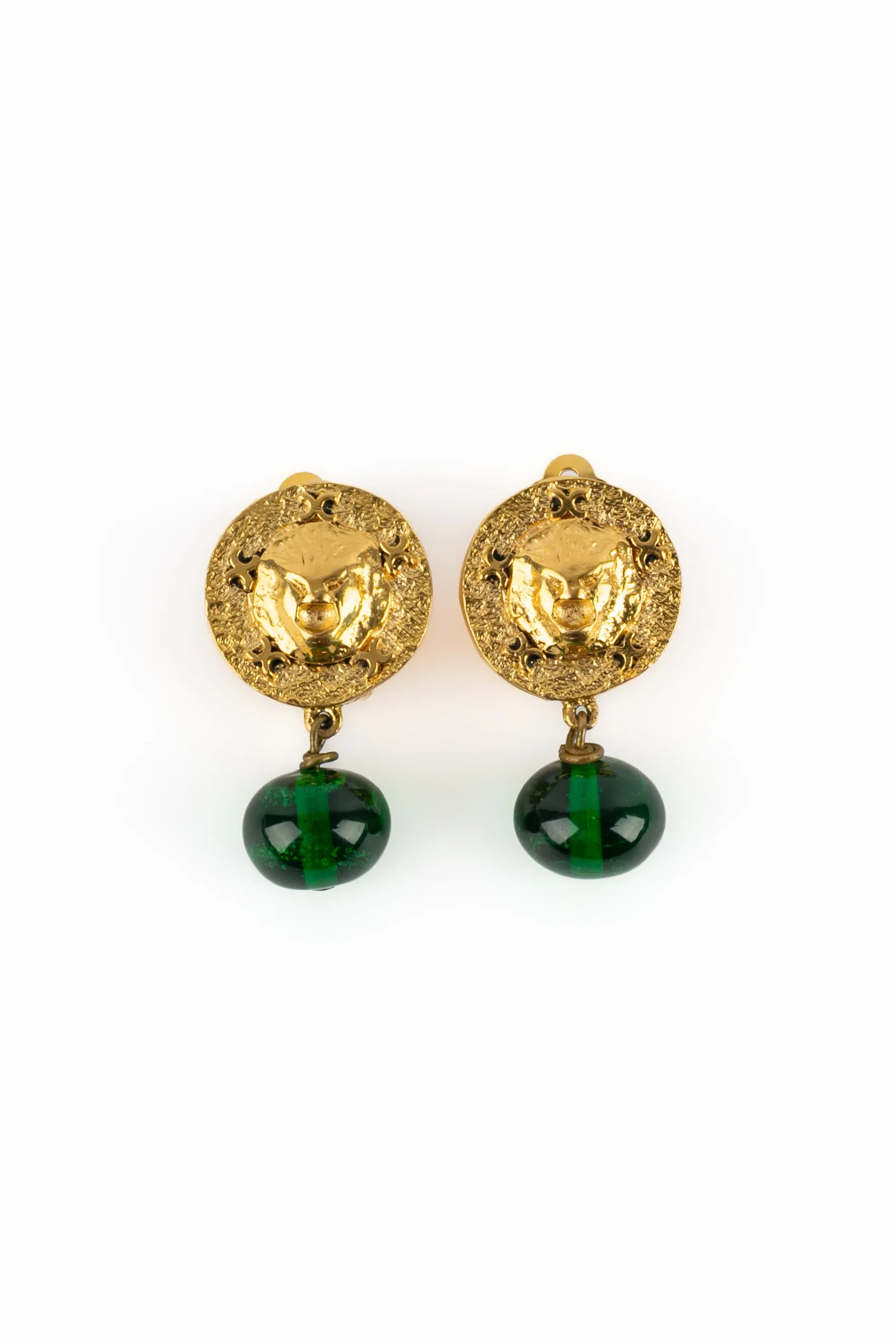 Boucles d'oreilles "Lion" Chanel – Image 3