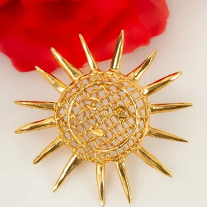 Broche soleil Lacroix