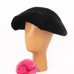 Chapeau en velours Paulette