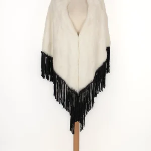 Châle en fourrure Simonetta Ravizza