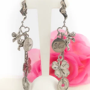 Boucles d'oreilles 'Lucky Charms" Christian Dior 2000's