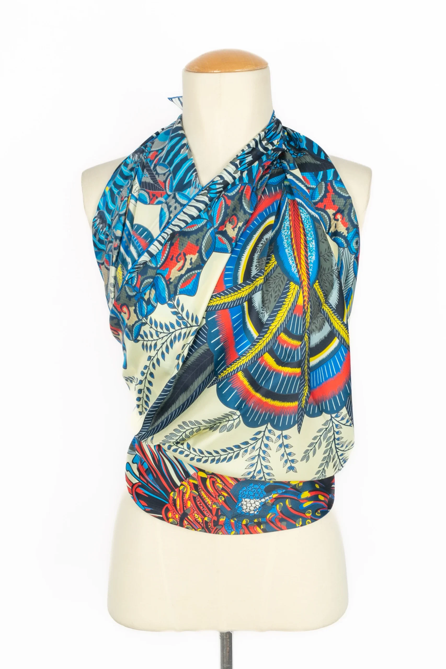 Foulard "Fleurs d'Afrique du Sud" Hermès – Image 5