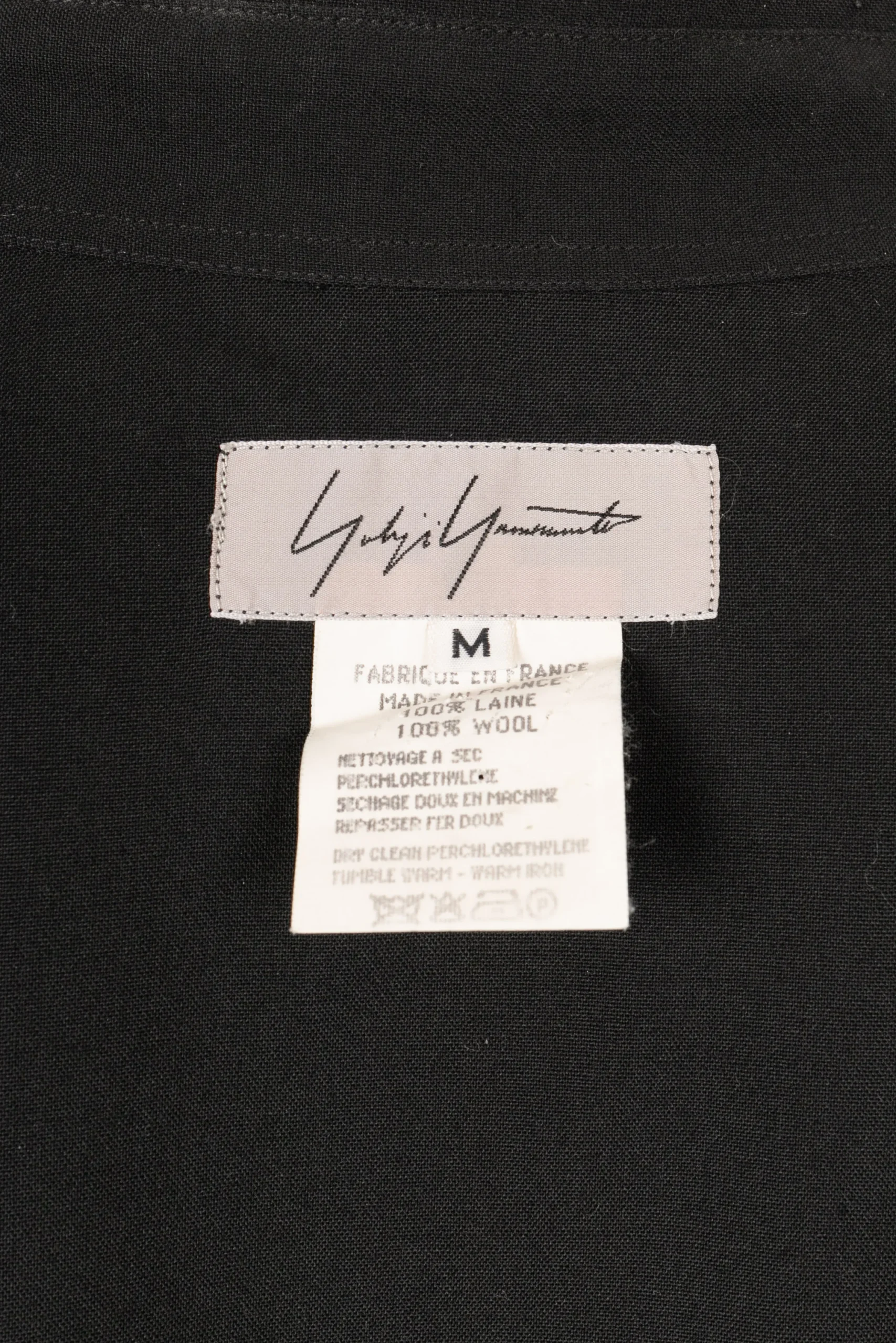 Chemise noire Yamamoto – Image 8