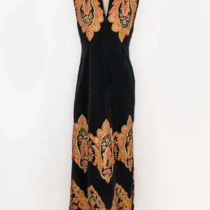 Robe en velours 1960's