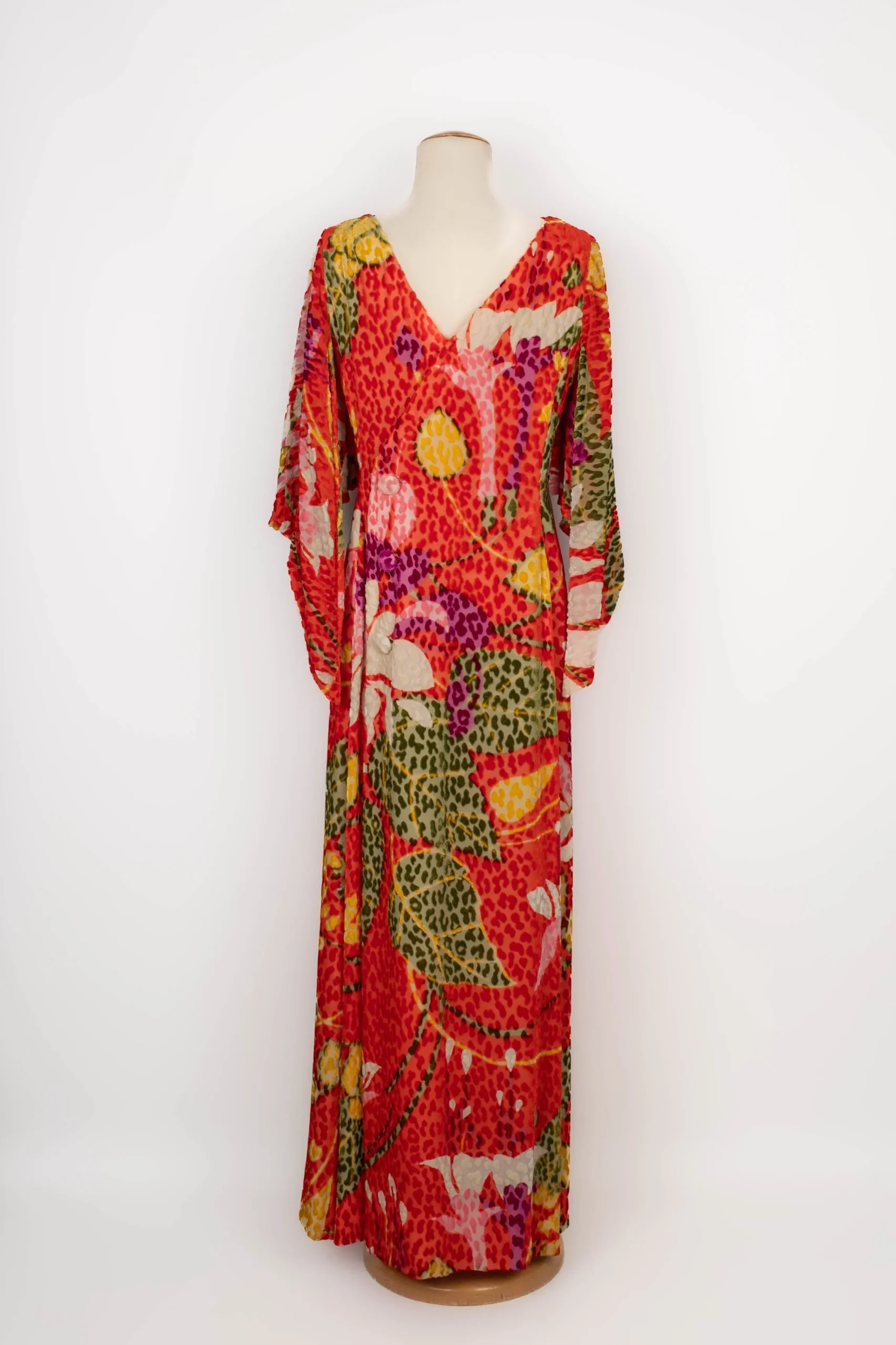 Robe en velours 1970's – Image 4
