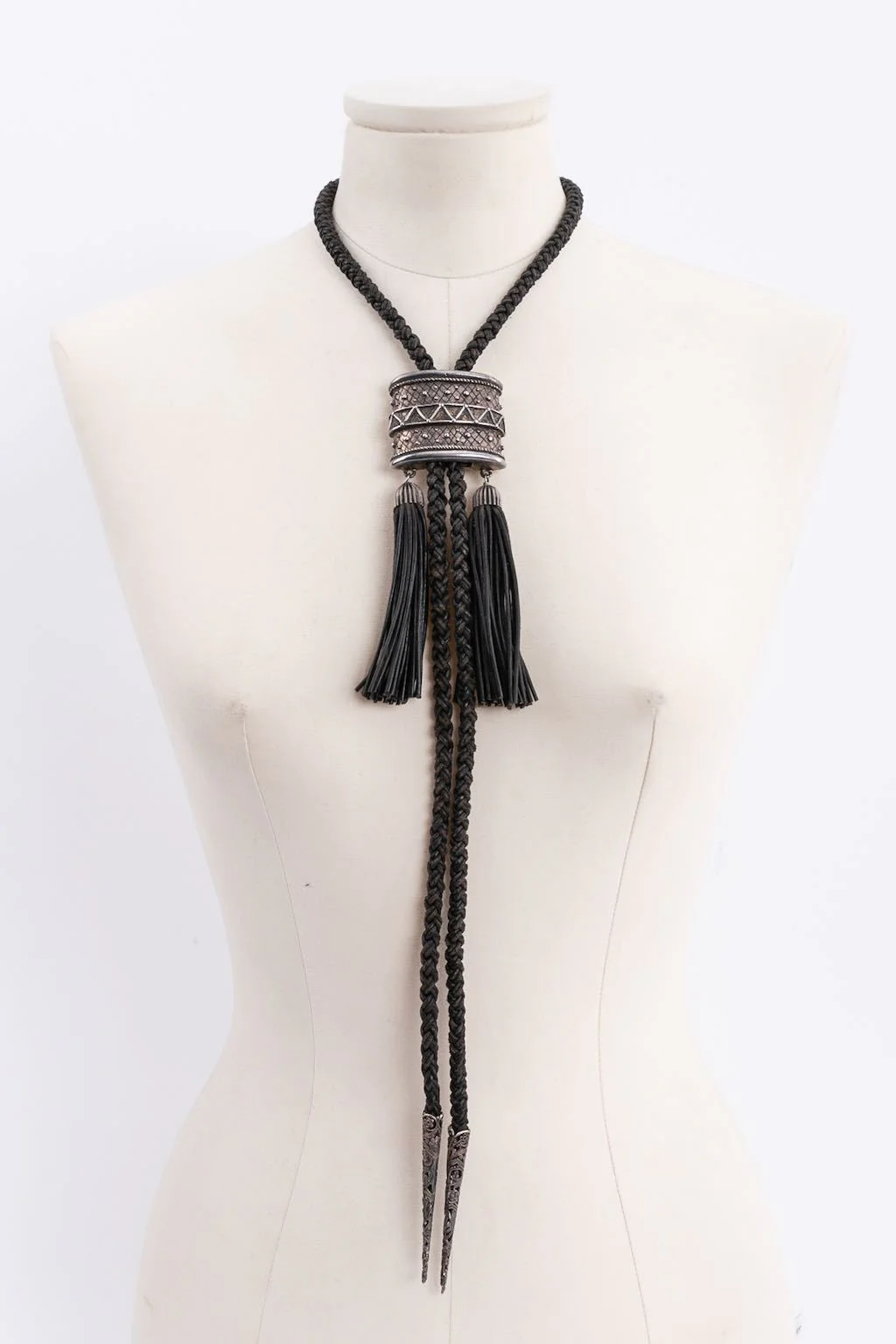 Collier en cuir Dior – Image 4