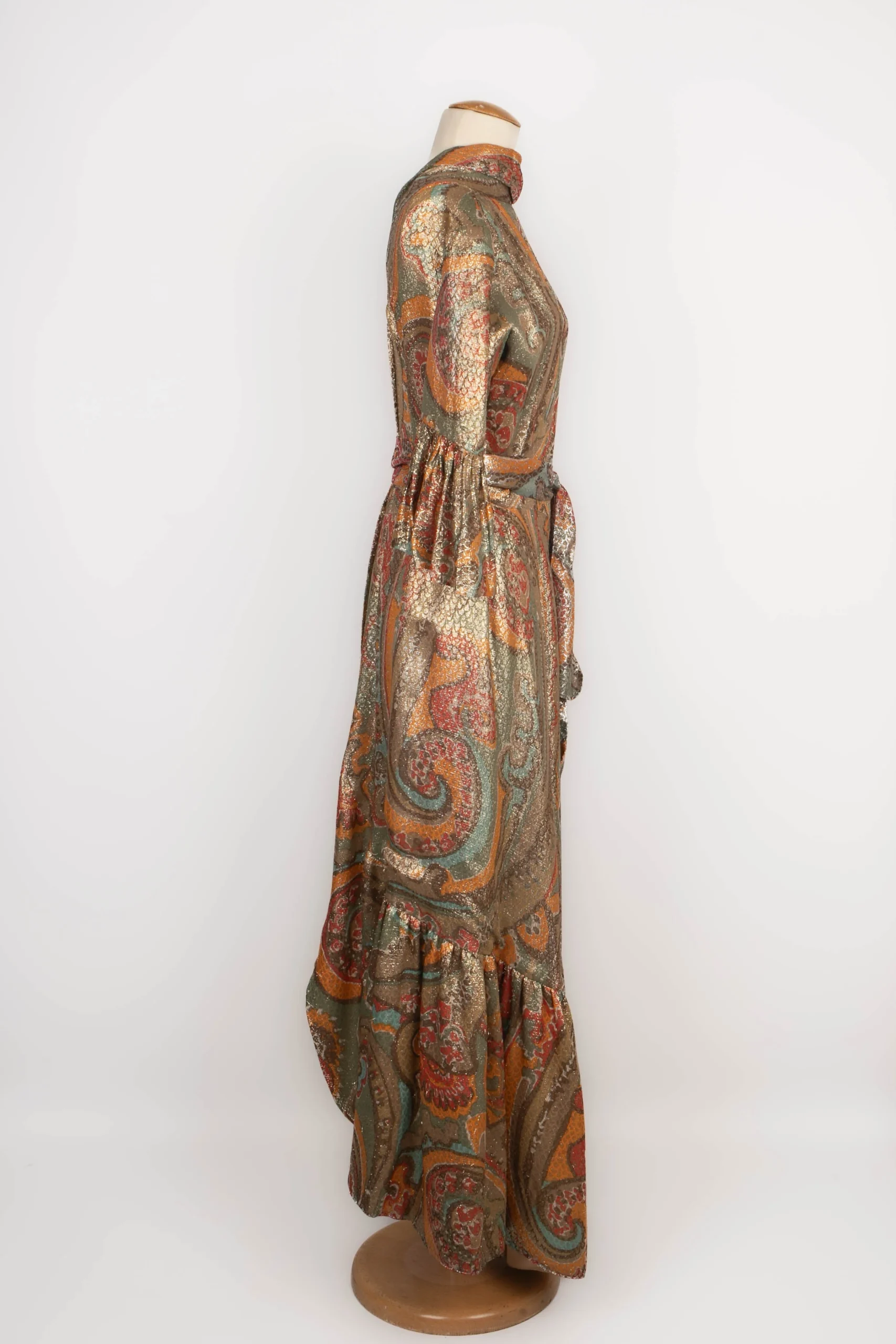 Robe en lamé 1960's – Image 5