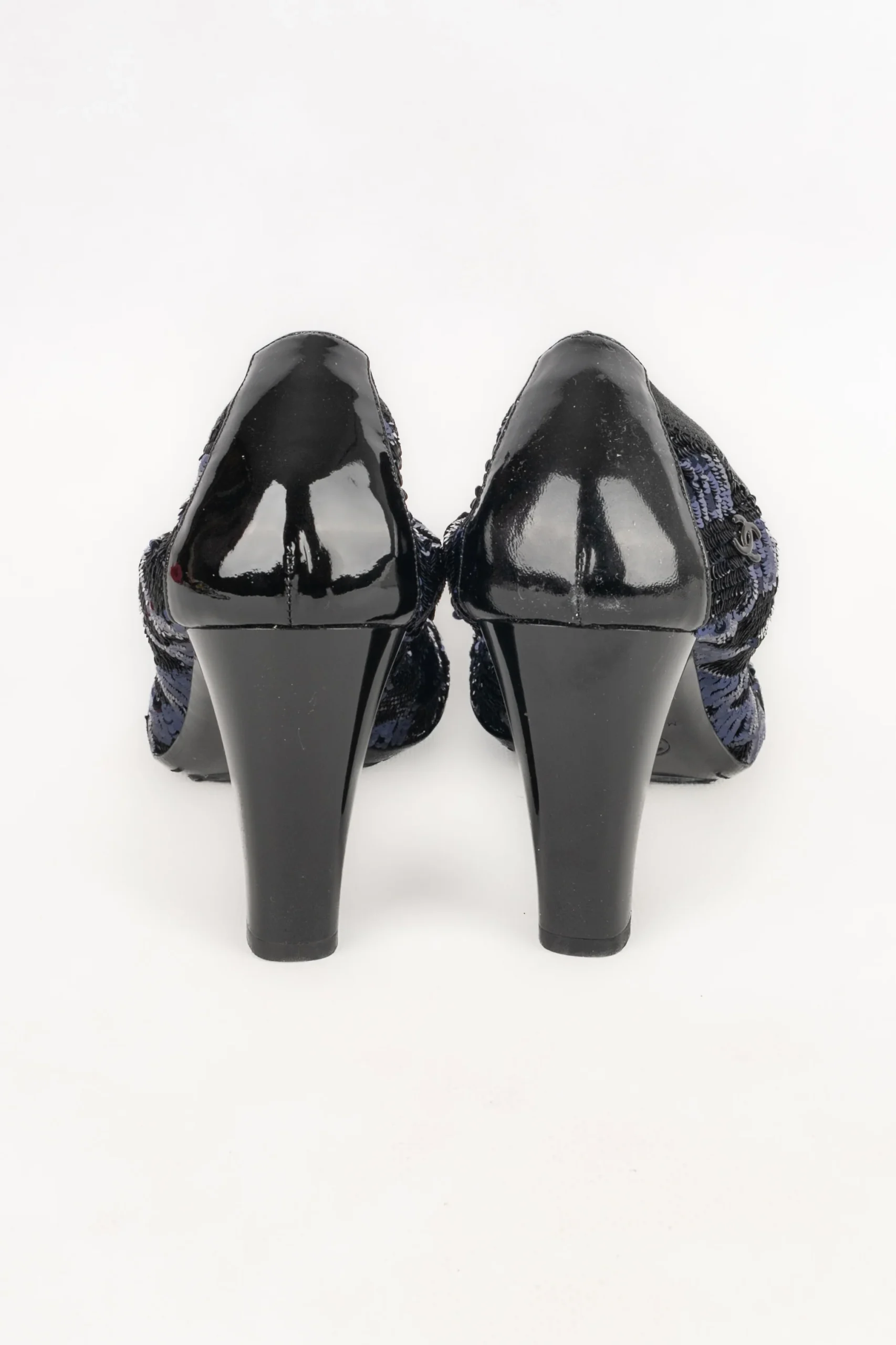 Escarpins bleus Chanel – Image 5