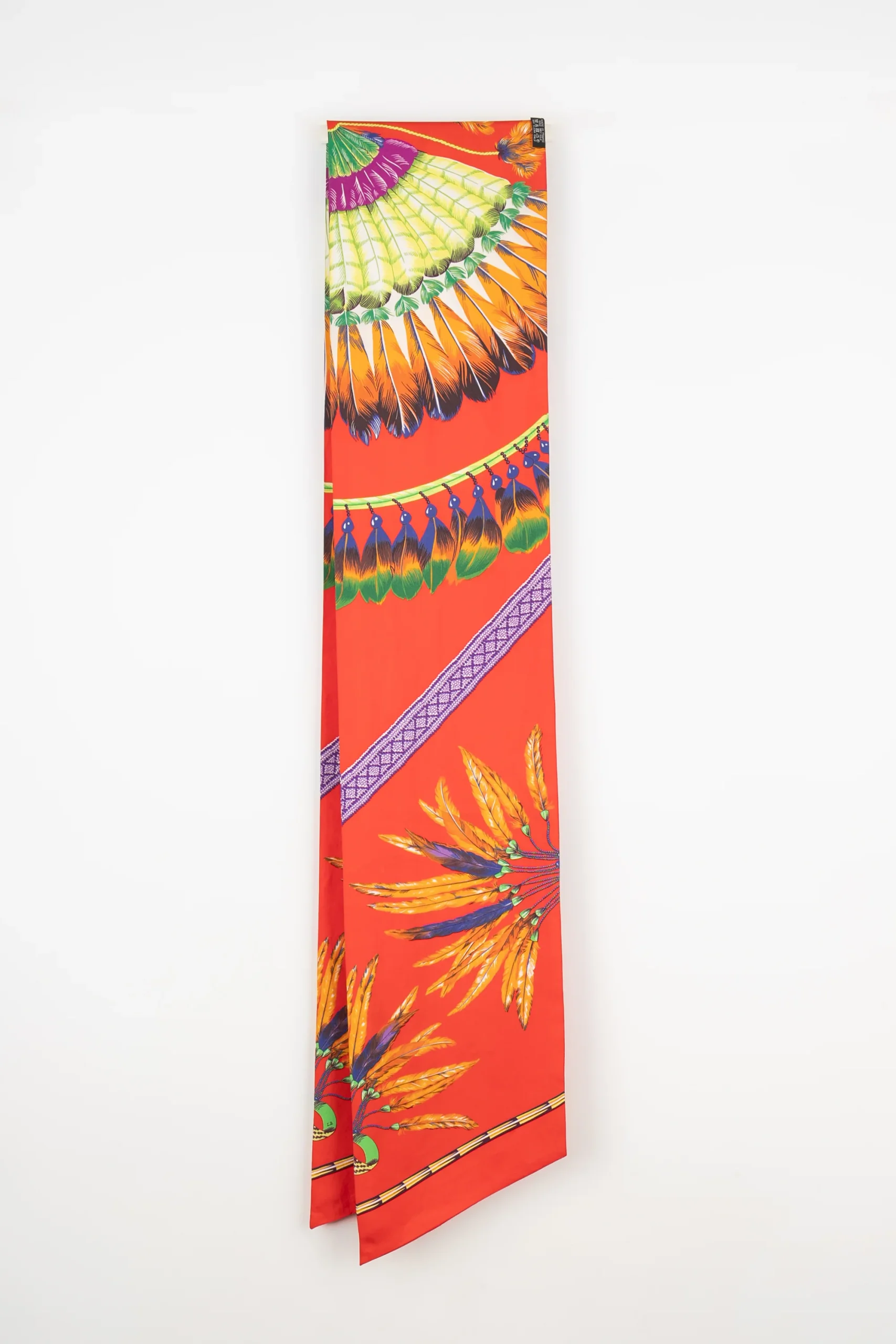 Echarpe en soie Hermès – Image 7