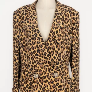 Veste léopard Versace