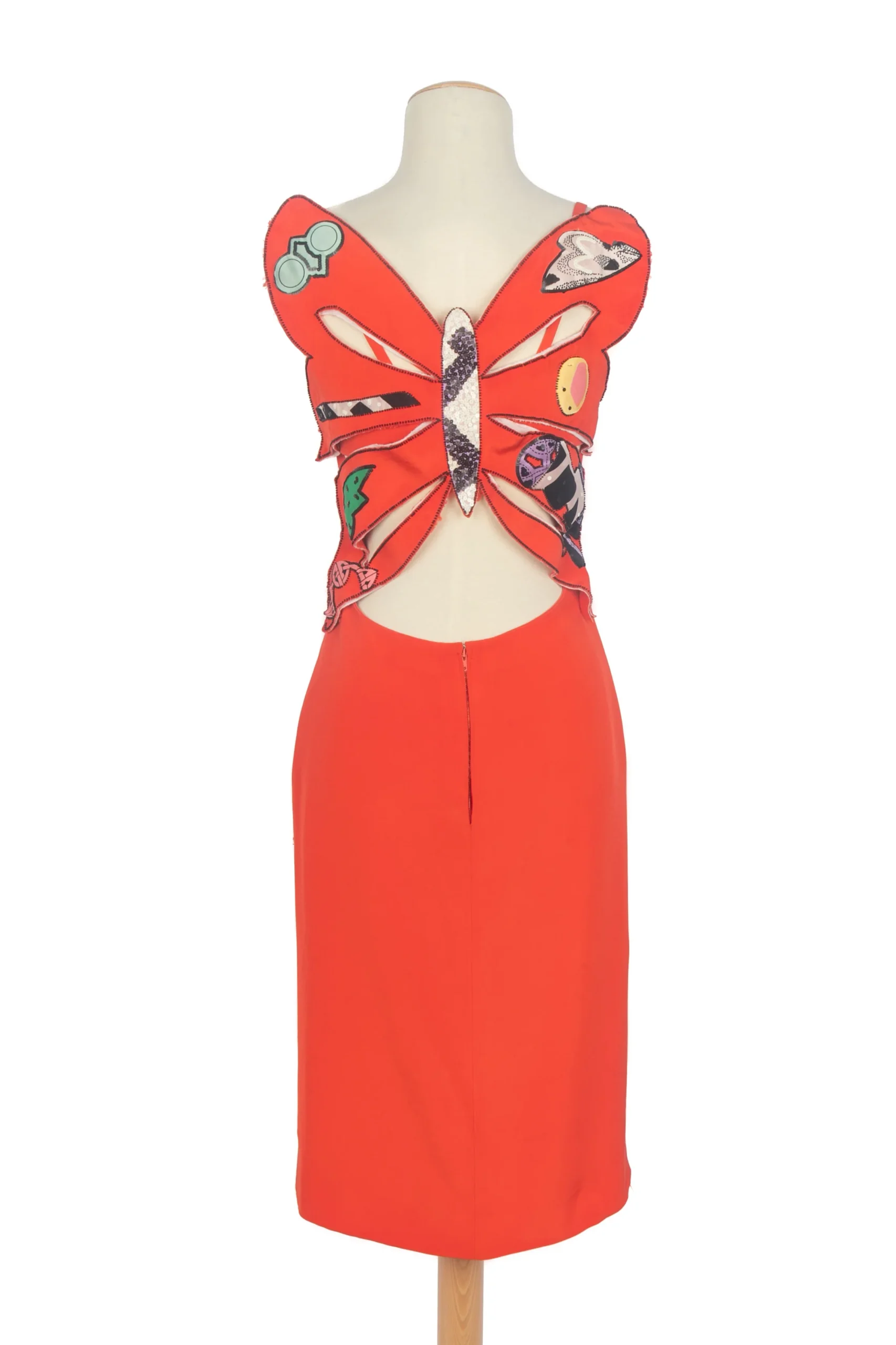 Robe "Papillon" Louis Feraud Haute Couture Printemps-Eté 1986