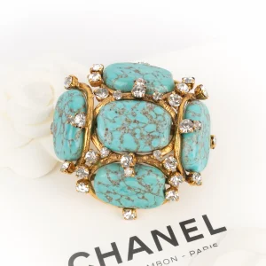 Broche turquoise Chanel 1994