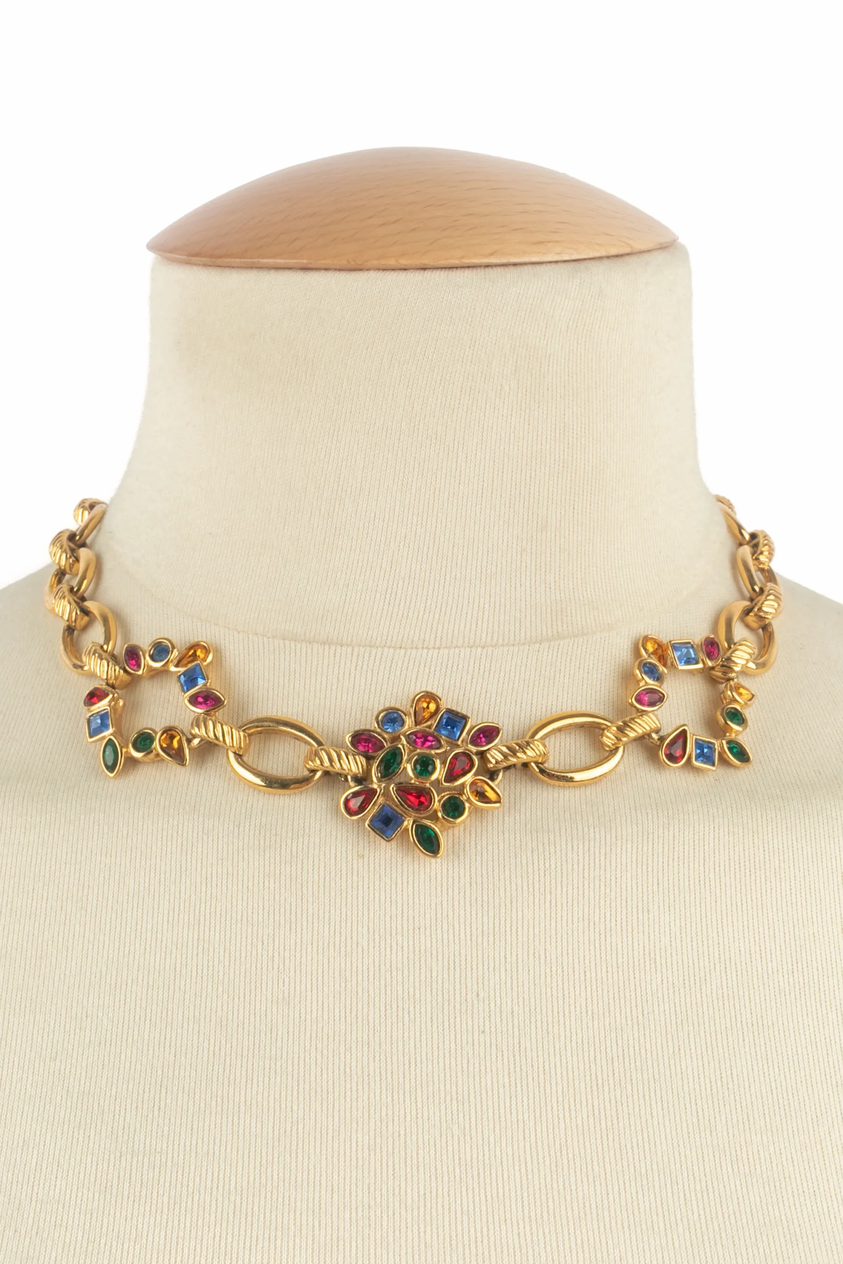 Collier strass Yves Saint Laurent – Image 5