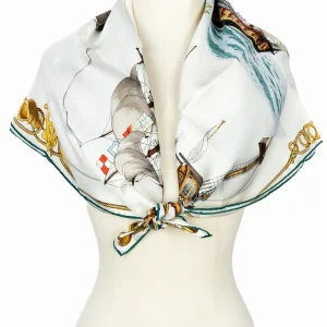 Carré / Foulard "La Flore Frégate de 28 canons" Hermès