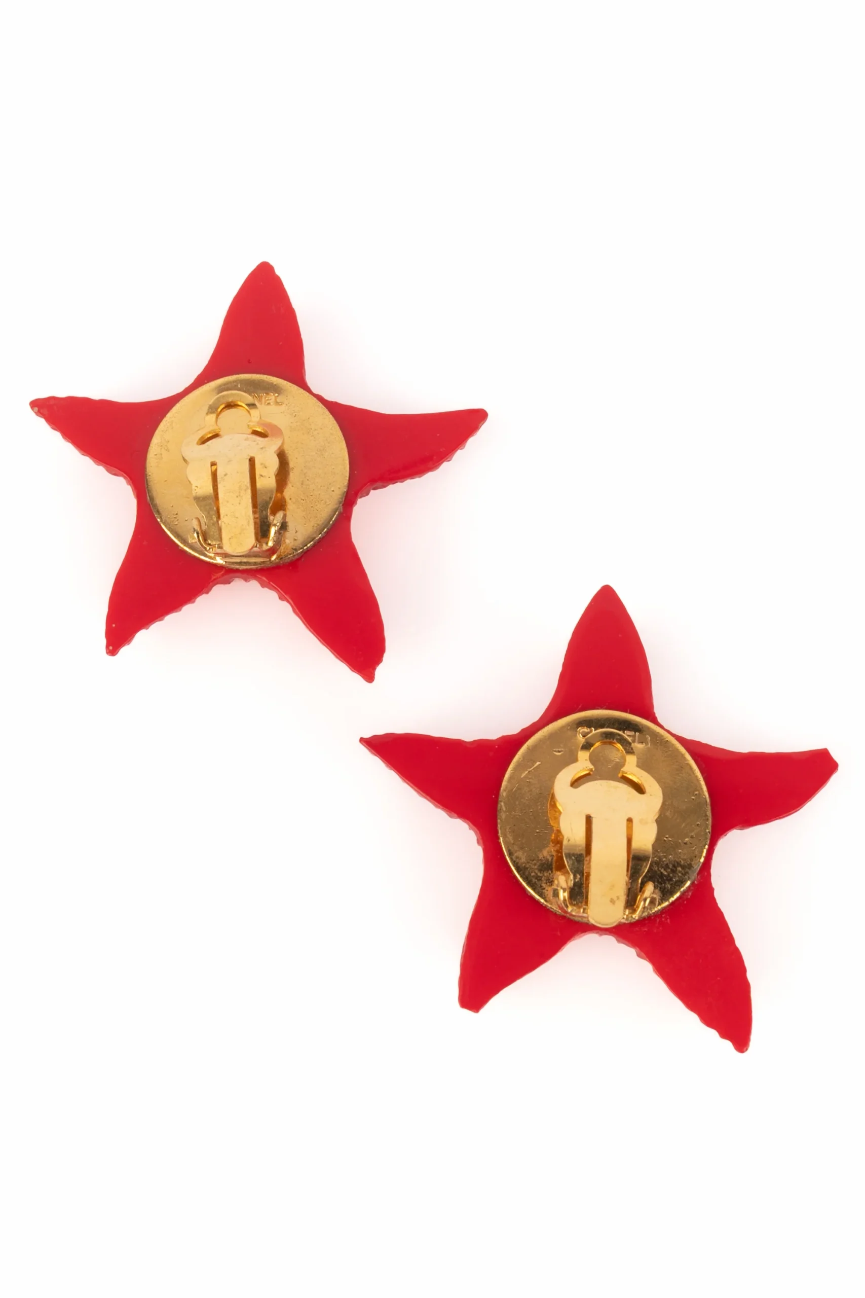 Boucles d'oreilles "étoile de mer" Chanel Haute Couture Eté 1989 – Image 7