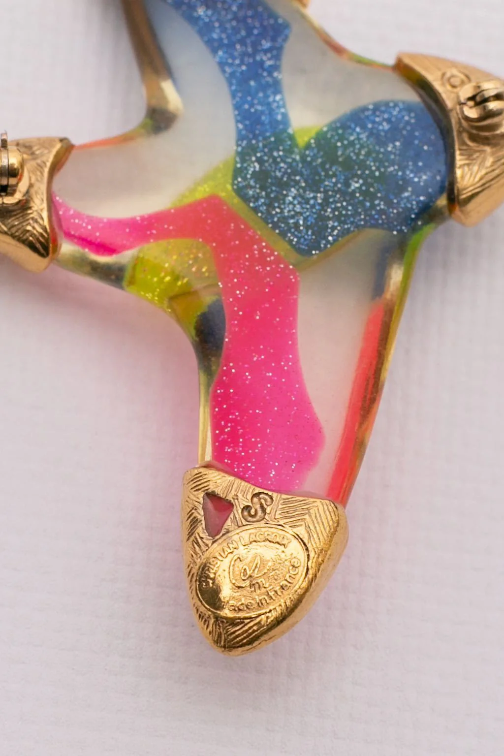 Broche multicolore Christian Lacroix – Image 7