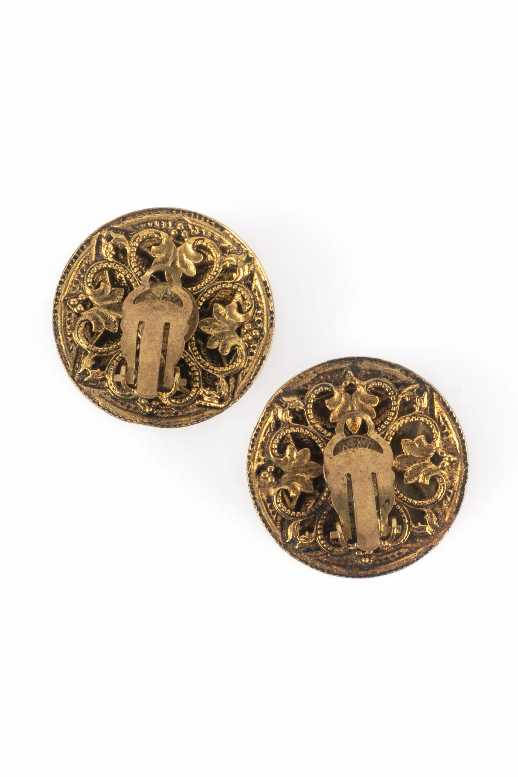 Boucles d'oreilles byzantine Chanel – Image 7