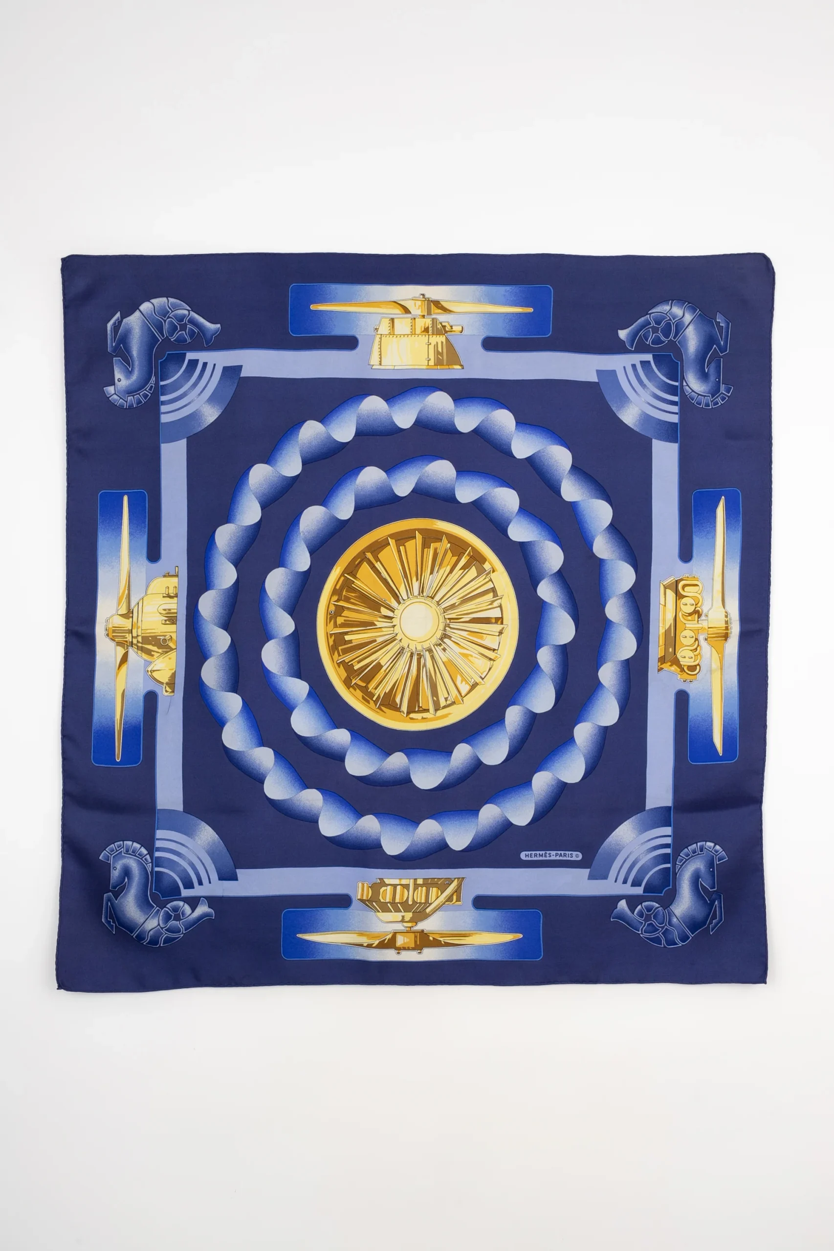 Foulard / Carré "Air France" Hermès – Image 3