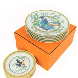 Vaisselles "Le Toucans" Hermès 1986
