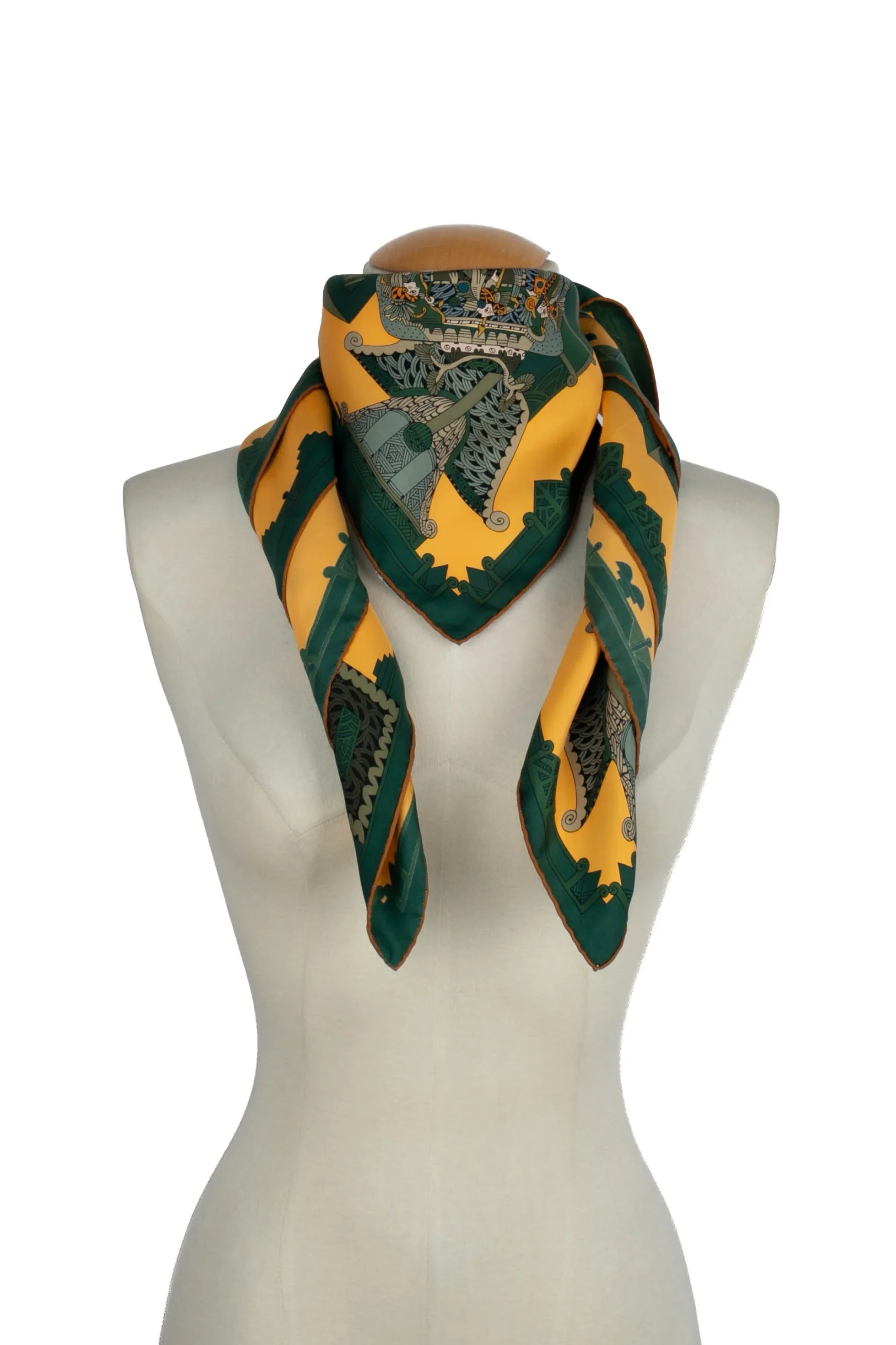 Foulard / Carré "Astres et Soleil" Hermès – Image 2