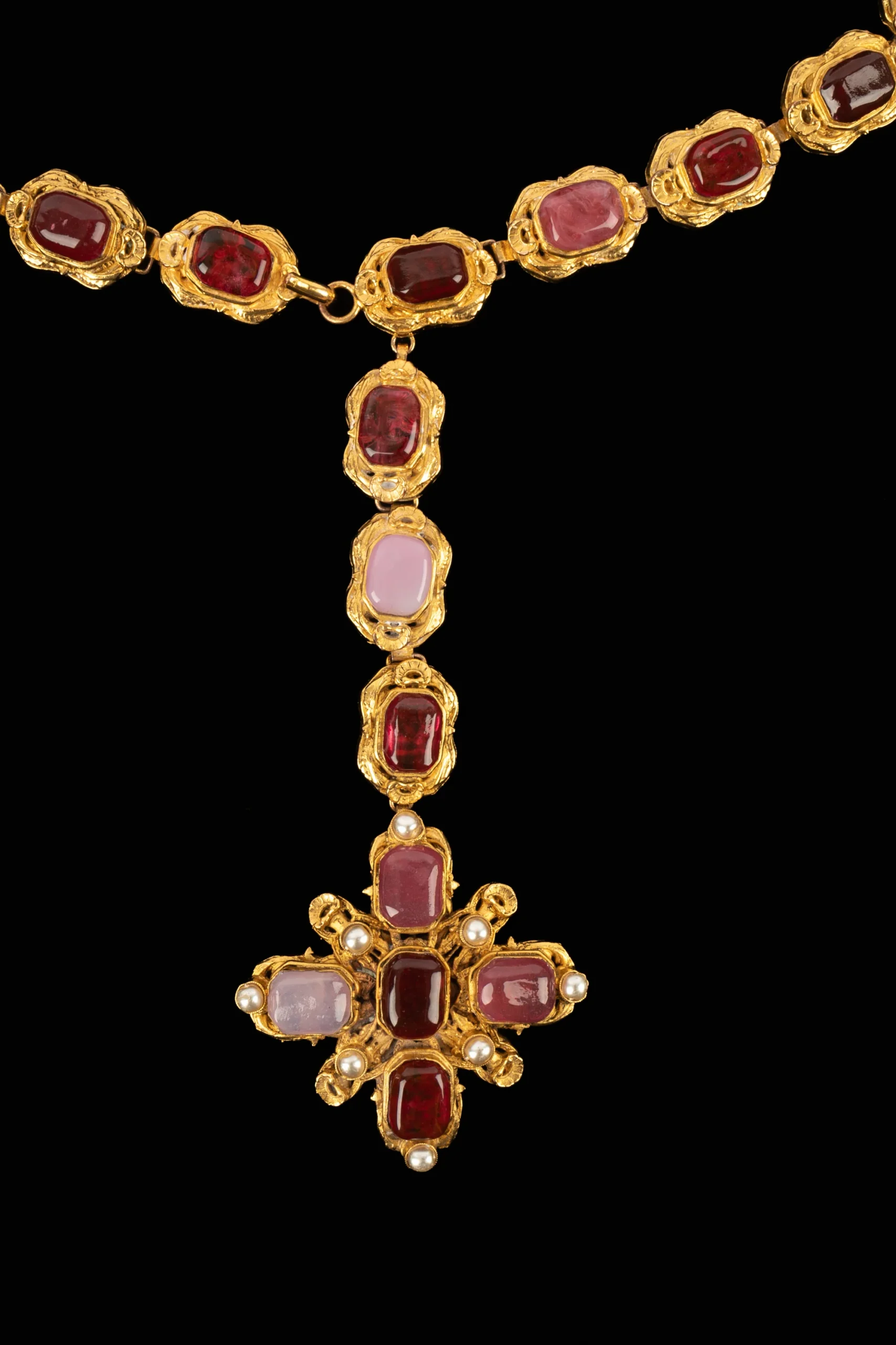 Collier croix Chanel Haute Couture 1992 – Image 6