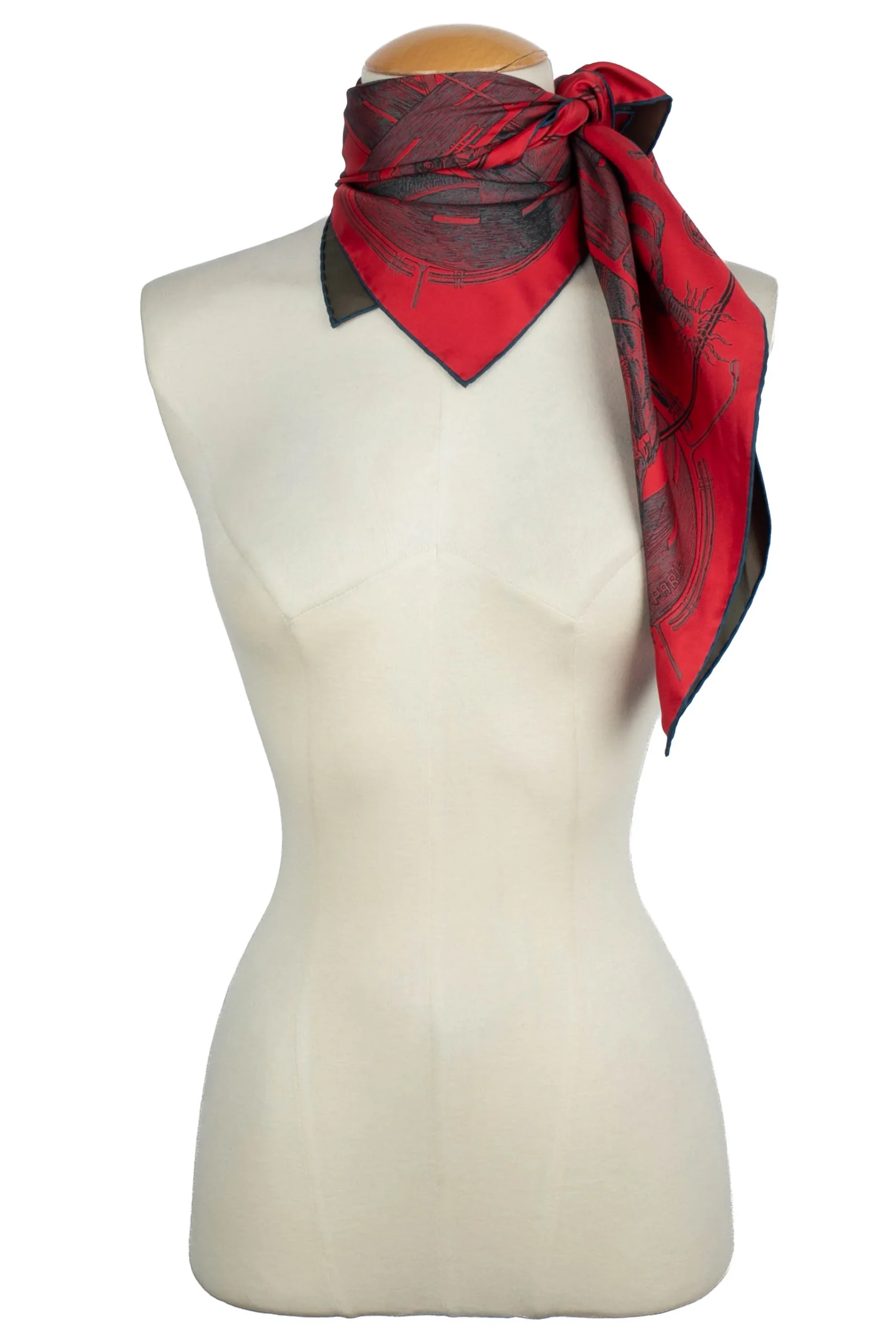 Foulard / Carré "Route 24" Hermès – Image 6