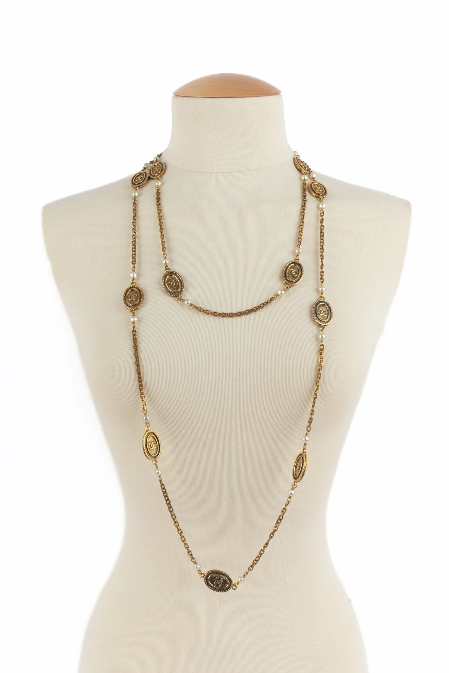 Collier sautoir Chanel 1985's – Image 4