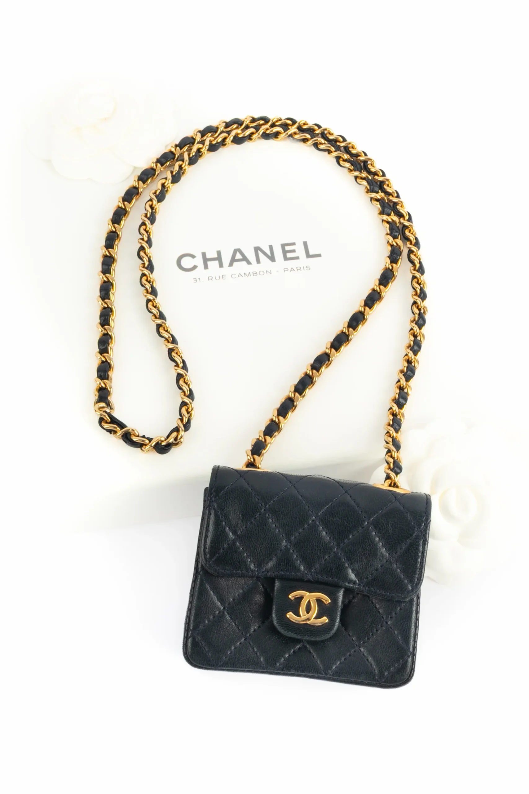 Sac "Classique Micro" Chanel 1989 – Image 2